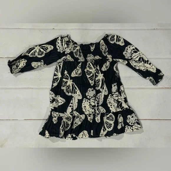 Baby gap navy blue butterfly dress size 18 to 24 months - Picture 1 of 3